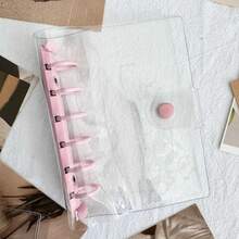 Sổ tay rời trong suốt, gáy xoắn có thể tháo rời, chất liệu trong suốt cao, chống áp lực và chống trầy xước, thiết kế khóa cài, phù hợp cho ghi chú bài học trên lớp, sắp xếp tài liệu văn phòng, lập kế hoạch và bố cục sáng tạo, sổ tay rời trong suốt di động, văn phòng phẩm thiết thực cho học tập và công việc hàng ngày, thích hợp làm quà tặng văn phòng phẩm, đồ dùng học tập, tốt nghiệp, đám cưới, Ngày của Mẹ. - Sách rời - Xem 8