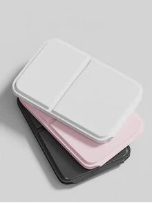 1个带支架的可折叠便携化妆镜，旅行镜，美容配件，长方形桌面折叠式化妆镜，旅行化妆镜，送给女性和女孩的礼物 - 母亲节化妆镜，旅行必备，旅行配件，海滩度假，暑假，学习用品，返校化妆包，化妆收纳包，洗漱包，化妆品收纳袋，化妆包，洗漱包，旅行包，度假必备，女性旅行礼物 - 彩色 - 查看 6