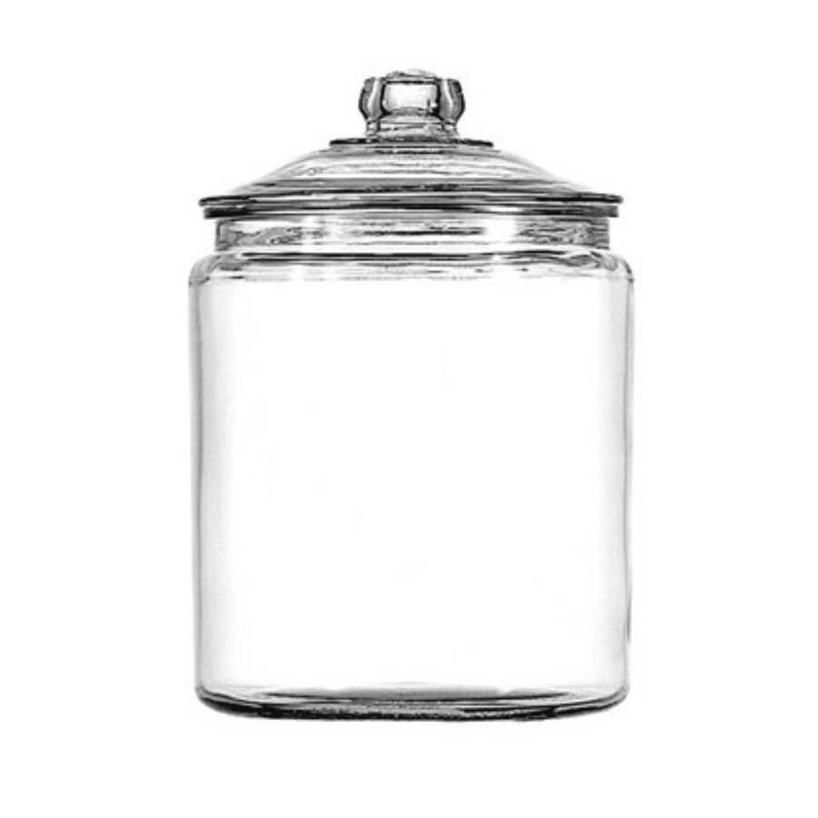Anchor Hocking Heritage Hill Glass Jar With Lid, 1/2 Gallon - Đơn - Xem 1