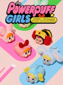 POP MART CRYBABY Series Blind Box Figurines, Includes 6 Regular Versions + 1 Secret Version, Soft Plush Material Design, Cute Cartoon Style, Suitable For Fans And Teenagers Collection, Also Perfect As Home Desktop Decor Gift - Multicolor - View 2