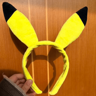 pocket monsters 宝可梦皮卡丘发箍，精致可爱萌系发箍，日常实用的发箍发饰，装饰发型的发箍，适合作为情侣节日礼物