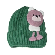 1 pieza gorro tipo bonete estilo beanie con diseño divertido tipo gorro loco, unitalla elástica, ideal para invierno, fiestas, disfraces y uso diario, para niños+5 años y adultos - Oso - Ver 10