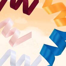 1pc, DIY Ribbon, Wedding Decoration, Room And Themed Party Decoration, Used For Gift Wrapping, Creating Atmosphere - Multicolor - View 3