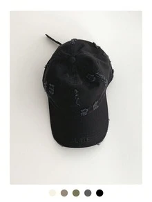1pc Soft Top Camo Letter Baseball Cap, Distressed Camo, Hipster Long Brim Baseball Hat For Women, American Vintage Street Style Leopard Print Snapback, Versatile Cool Hat For Summer, Sun Protection - Ripped Letter Camouflage Pattern - View 15