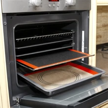 1/2/3PCS Reusable Silicone Baking Pad With Breathable Holes, Non Stick Baking Tray Pad, Easy To Clean, High Temperature Resistant, Size 15.8 * 11.8 Inches, Suitable For Biscuit Cake Macaron Pastry Baking, Household Kitchen Accessories, Outdoor Baking Tools, Multifunctional Macaron Pads, Household Kitchen Baking Utensils - Multicolor - View 5