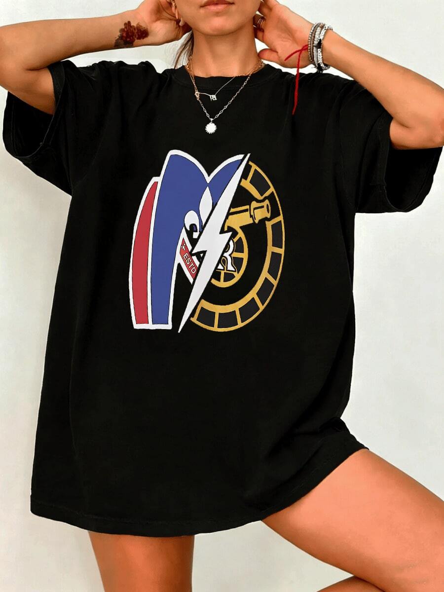 Heated Rivalry Hockey T-Shirt Men Women's Pure Cotton T Shirt But Daddy I Love Them Both Short Sleeve Tees Gift Idea Clothes - 黑色 - 查看 1