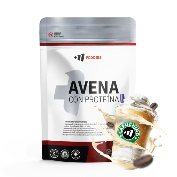 - Harina De Avena + Proteína - 1kg - ✅ Envío Gratis En 24/48h España Peninsular - Snack Proteíco - Desayuno Saludable - Avena Y Proteina - Masmusculo: Tu Tienda De Suplementación De Confianza - Máxima Calidad - Capuchino - Ver 1
