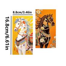 6/12/18pcs Chinese New Year Red Envelopes - Suitable For Various Occasions During Spring Festival - Can Be Used For New Year Decorations, Valentine's Day, Chinese New Year Gifts, Birthday Gifts - Best Choice For New Year, Wedding, Birthday, Spring Festival, Housewarming, Grand Opening Ceremonies! Personalized Creative Chinese New Year Lucky Red Packets - Year Of The Horse