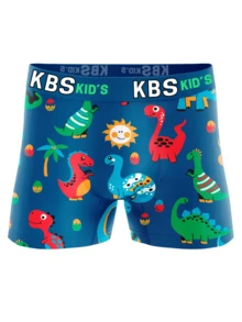 Set Of 10 Boys' Boxer Briefs With Character Designs, 100% Cotton Lining, Comfortable And Breathable. - 彩色 - 查看 6