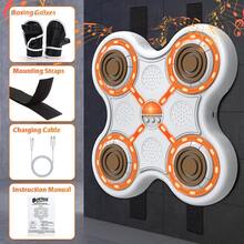 9-Speed Musical Boxing Machine, Kids Wall-Mounted Boxing Machine, Smart Bluetooth Boxing Training Machine With Boxing Gloves, Boxing Training Equipment For Home, Office, And Gym - Multicolor - View 9