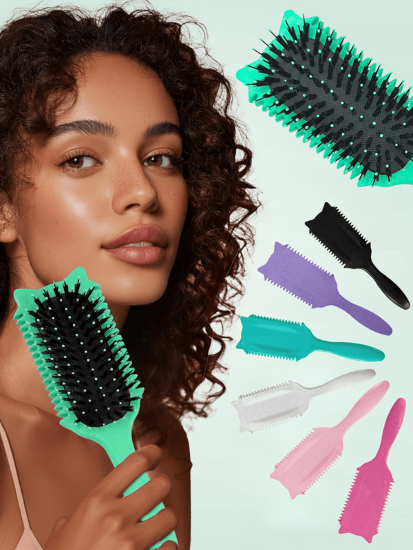 Curl Defining Hair Brush, 2026 Flash Hair Styling Brush For Curly Hair, Shaping & Defining Curls For Women