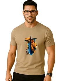 Set Of 6 Religious T-Shirts For Men, Printed, DTF, 100% Cotton, Modern Colorful Prints, Shoulder-To-Shoulder Reinforcement, Unisex Collection 2026 - 彩色 - 查看 7