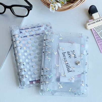 1pc Recipe Loose Leaf Notebook, Single Coil Spiral Bound Design, Watercolor Food & Kitchenware Illustration Cover, Freely Removable Pages, Suitable For Recording Baking Recipes, Organizing Home-Cooked Dishes, Kitchen Cooking, Food Lover Handmade Notes, Food Recipe Loose Leaf Notebook