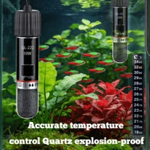 1PC 自动加热，恒温迷你加热棒，小型水族箱 USB 加热棒，26°C 恒温水族箱加热器，石英防爆，10W 输出。