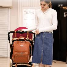 多功能防水大容量背包，时尚百搭便携妈妈包，带暖奶器 - 彩色 - 查看 4