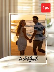 1-2 tấm bảng ảnh acrylic tùy chỉnh - Hiển thị ảnh cặp đôi và văn bản cá nhân hóa, giá đỡ acrylic hình chữ nhật, quà tặng Ngày Valentine cho các cặp đôi, bạn trai, bạn gái, người yêu, trang trí trong suốt nhiều màu sắc chất lượng cao cho phòng ngủ, văn phòng, nhà cửa, lý tưởng cho kỷ niệm, Ngày Valentine và sinh nhật. - Nhiều màu 2 - Xem 10