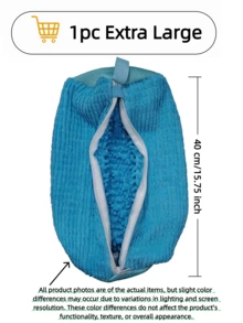 Two-Pack Anti-Deformation Laundry Shoe Bags, 360° All-Around Cleaning Without Damaging Shoes, Suitable For Shoe Washing Machines And Washing Machines, Machine Washable And Air Dryable, Universal Design, Suitable For All Shoe Types (Especially Athletic And Casual Shoes), A Lazy Person's Shoe Washing Essential, Also Has A Toiletries Storage Function, The Ideal Gift For Christmas And Halloween.