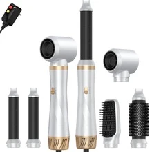 ATOPSKINS 五合一热风造型器/吹风机 - 负离子护发，可拆卸设计，触感柔软，打造蓬松造型，干湿两用，母亲节礼物，情人节礼物，男友礼物，圣帕特里克节礼物，粉色可爱款 - 美規A型插(110-127V) - 查看 15