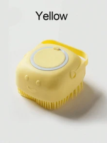 1pc Soft Silicone Body Brush, Gently Exfoliates And Massages - Also An Effective Home Bathing Tool, Storage Bag, Organizer, Container, And Hair Clip - Multicolor - View 14