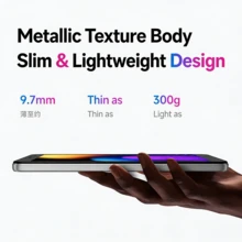 Lenovo M8平板电脑，高速WiFi版，大内存配置，轻巧金属机身，单手操控，持久续航，适合长时间观看视频、阅读新闻、玩游戏，性能稳定，银色 - 銀色 - 查看 4