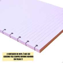 B5 Refill For Smart Notebook, 80 Lined Sheets With 10 Discs, Kawaii Style, Cute Stationery - 白色 - 查看 5