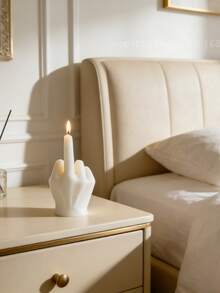 胜利手势蜡烛 和平手势蜡烛 手工胜利雕像 - 生日、办公室、乔迁礼物、创意家居装饰、室内派对装饰 - 彩色 - 查看 7