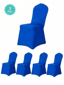 10pcs White Folding Chair Covers - Suitable For Weddings, Parties, Dining And Banquets - Universal Washable Folding Chair Slipcovers - Elegant Event Decor - Multicolor - View 18