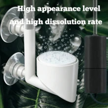 1个超高密度纳米气泡增氧器，鱼缸气泡墙，水族箱氧气发生器，采用纳米气泡技术，改善鱼类健康和外观。适用于小型和中型水族箱。（气泵需另购）