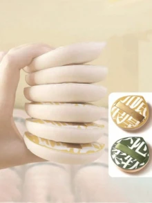 柔软化妆海绵套装，化妆海绵，女士化妆粉扑，韩式美妆工具配件，赠品，旅行，平价好物，旅行必备 - 彩色 - 查看 2