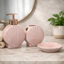 Bathroom Kit Lavatory Liquid Soap Holder / Seabed 01 - 粉紅色的 - 查看 2