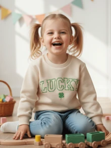 Newborn Baby Sweatshirts - Apricot - View 2