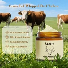 Lopeie Whipped Grass-Fed Beef Tallow Honey Balm 4 Oz, Lavender Scent Handmade Moisturizer, Hydrating & Firming Body Care For Dry Skin, Soft Smooth Luminous Skin - Đồng hạng 3 - Xem 4