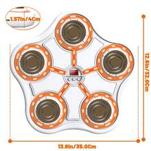 Máquina de boxeo musical de 9 velocidades, máquina de boxeo de pared para niños, máquina de entrenamiento de boxeo inteligente con Bluetooth y guantes de boxeo, equipo de entrenamiento de boxeo para el hogar, la oficina y el gimnasio - Multicolor - Ver 12