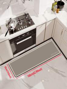 【热销!!!】1 件装软橡胶厨房地垫,3.5 毫米厚,卡其色字母图案,奢华简约现代风格吸水厨房地垫地毯,可自行裁剪以适应厨房尺寸,表面织物材质,中间海绵层,底部橡胶层,适用于厨房地毯、厨房装饰、婚礼装饰、家居装饰、浴室地垫、玄关地垫、洗衣房地垫、走廊地毯、客厅地垫等。 - 彩色 - 查看 19