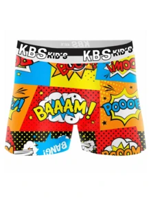 Set Of 10 Boys' Boxer Briefs With Character Designs, 100% Cotton Lining, Comfortable And Breathable. - 彩色 - 查看 5