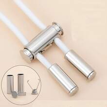 4pcs/Set Casual Style Elastic Rope Belt, Metal Buckle Adjustable Elastic Waist Belt For Sports Pants, Unisex Invisible Waistband, Handmade Elastic Strap, Multi-Function Elastic Band - Multicolor - View 16