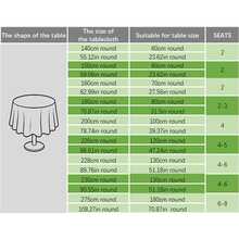 228cm/275cm Round Tablecloth, Satin Fabric 100gsm, Suitable For Indoor/Outdoor Decoration, Wedding, Party, Hotel, Dining Table - White - View 3