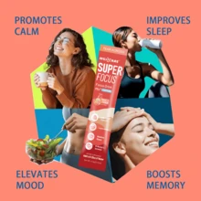 MVPCARE Bebida energética con cafeína y Alpha CPC | Mejora tu claridad mental | Sin colorantes artificiales|Bebida de enfoque total | Ingredientes puros y deliciosos|Energía natural para estudiar o trabajar - 20 artículos - Ver 9