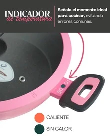 Ollas Arroceras - FOODE  6 pz Olla de Acero Inoxidable Reforzado con Cerámica Antiadherente Premium | Cocina Saludable | Incluye Tapa de Cristal Irrompible Gratis | Agarraderas de Silicona | Apta para Estufas de Gas, Eléctrica e Inducción | Alta Calidad y Durabilidad - Rosa - Ver 6