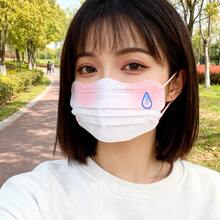 10/20/30 Pieces - Butterfly-Shaped Mask. Three-Layer Wavy Butterfly-Shaped Disposable Protective Mask, Breathable And Windproof. Three Layers Of Protection, Comfortable And Soft. - White - View 6