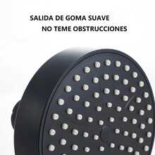 1 pieza de cabezal de ducha de lluvia de alta presión ABS, cabezal de ducha de baño de lujo, ángulos ajustables, boquillas de silicona antiobstrucción, ahorro de agua (rectángulo y circular), accesorios de baño - Multicolor - Ver 6