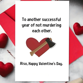 1 pieza Tarjeta de felicitación de amor divertida y romántica para él o ella - Tarjeta de aniversario, Día de San Valentín - Regalo travieso perfecto para cumpleaños feliz, cumpleaños, aniversario o Día de San Valentín de esposa, esposo, novio, novia