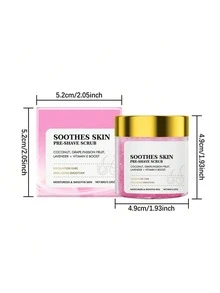 Aceite y exfoliante para el cuidado posterior a la depilación. Aplica el exfoliante antes de la depilación y, a continuación, este aceite hidratante para el cuidado corporal. Nutre la piel, alivia la irritación causada por la cuchilla y previene los pelos encarnados y la sequedad. 90 ml/60g. - Rosa Pálido - Ver 5