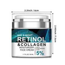Retinol Anti Aging Face Cream Moisturizing Wrinkle Remover Collagen Hyaluronic Acid Creams Skin Care 50ML - 彩色 - 查看 10