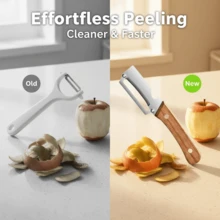 Stainless Steel Multipurpose Kitchen Vegetable Peeler, Cutter Perfect For Vegetables And Fruits, With Bottle Opener, Ergonomic Handle - Silver - View 8