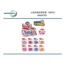 Finger Spinner Antiestrés de Alta Velocidad con Giro Ultra Suave, Silencioso y Prolongado, Diseño Compacto, Ergonómico y de Material Resistente, Ideal para Reducir el Estrés, la Ansiedad y el Aburrimiento, Ayuda a Mejorar la Concentración, la Coordinación y la Motricidad Fina, Perfecto para Niños, Jóvenes y Adultos, Fácil de Usar y Transportar, 4 Diseños Diferentes para Coleccionar, Compartir y Disfrutar en Cualquier Momento - Azul - Ver 5