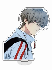 1 pieza Figura acrílica de pie de cómic coreano, anime y manhwa "Perdido en la nube" - Figura de acción, decoración de escritorio y hogar, regalo de cumpleaños perfecto para amigos. - Multicolor - Ver 5