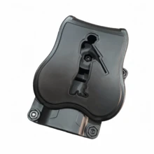 1pc Outdoor Hunting Right Hand Protective Holster, PP Material, Universal Fit With Quick Release Function, Suitable For G17, P320, 1911 And Other Models, 4 Colors Available: Transparent, Military Green, Black, Sand - Multicolor - View 8