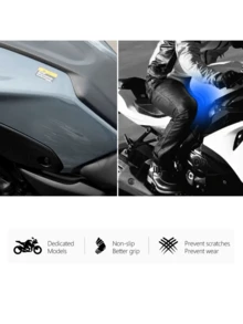 适用于川崎400（2018-2025）的摩托车侧把手油箱防滑垫 - 軍綠色 - 查看 5