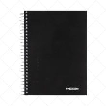 Set Of 2 University Notebooks, 10 Subjects, 200 Sheets, Hardcover, Spiral Bound, Tamoio Brand - ĐEN / XANH - Xem 3